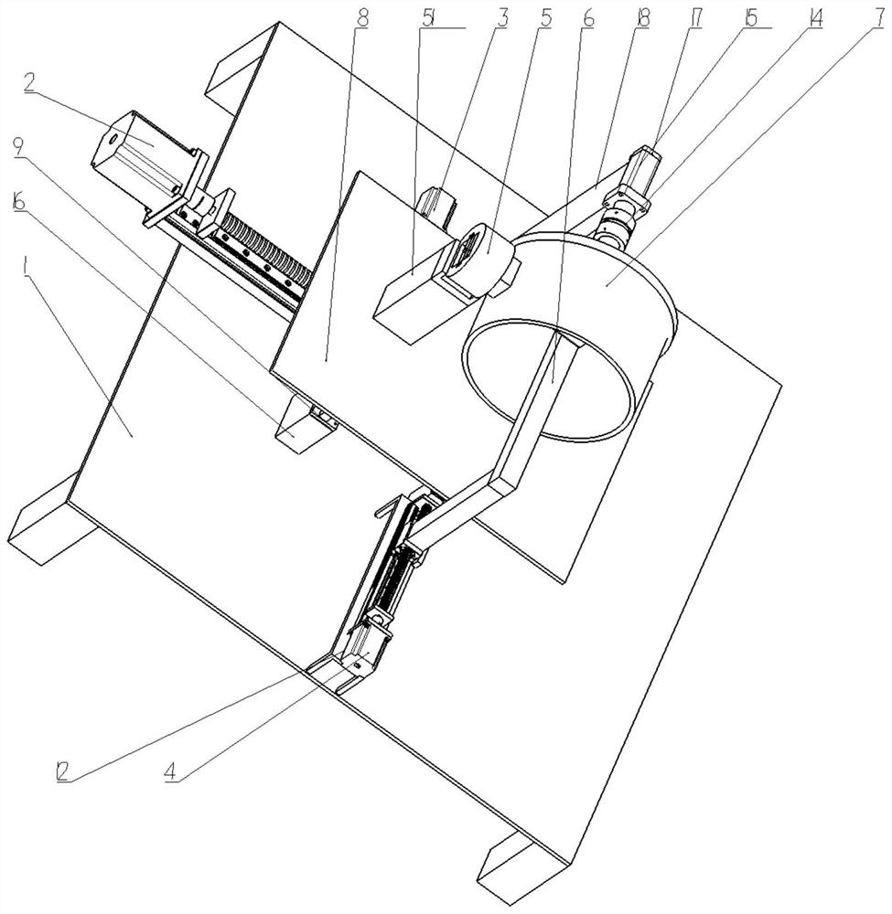 滾動(dòng)輪胎胎面應(yīng)變分布和動(dòng)態(tài)滑移率測(cè)試裝置及方法