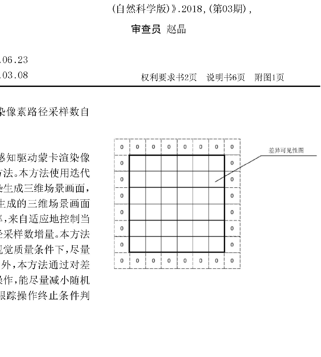 視覺感知驅動蒙卡渲染像素路徑采樣數(shù)自適應控制方法
