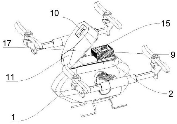 一種無(wú)人機(jī)陀螺儀連接結(jié)構(gòu)