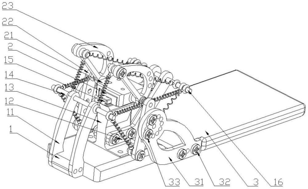 一種基于張拉整體結(jié)構(gòu)的仿生足跖趾關(guān)節(jié)機構(gòu)及裝置