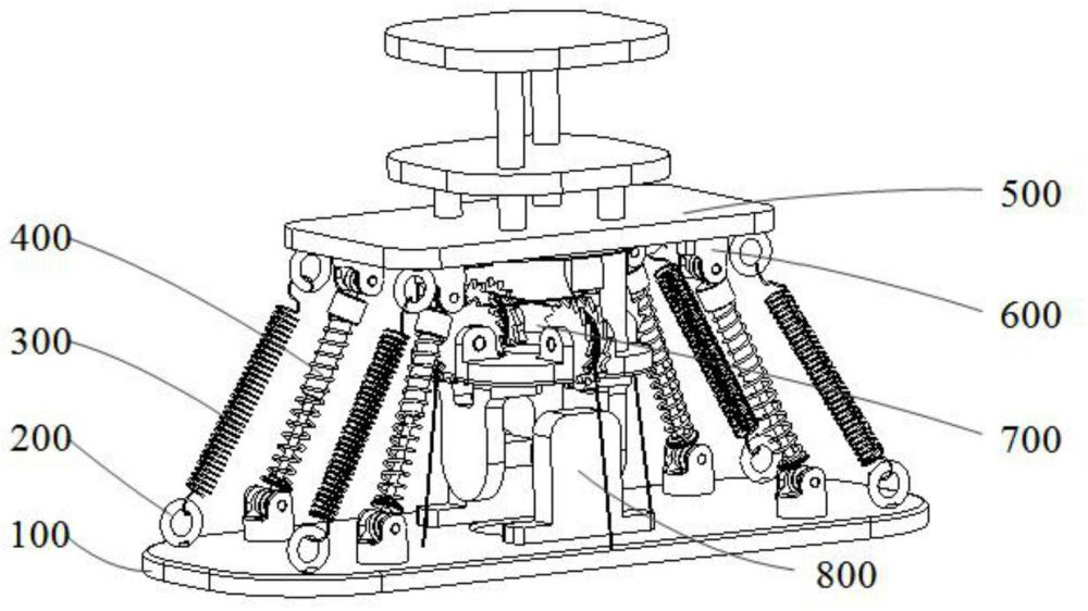 基于八面體桅桿型張拉整體結(jié)構(gòu)的仿人足式機構(gòu)及裝置