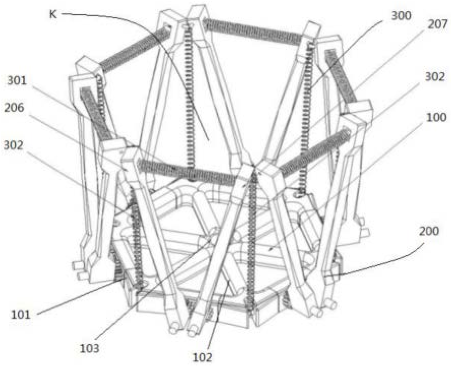 一種基于張拉整體結(jié)構(gòu)的可展機(jī)構(gòu)