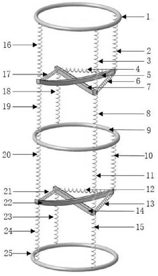 一種基于張拉整體結(jié)構(gòu)的膝關(guān)節(jié)外骨骼康復(fù)機(jī)器人機(jī)構(gòu)