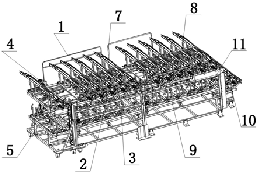 一種低耗高效多車型門檻前部輸送設(shè)備