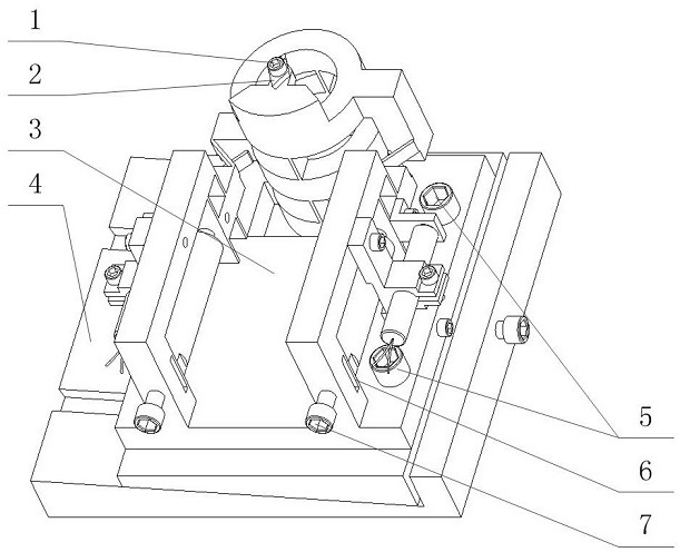 一種基于薄壁梁筒狀柔性鉸鏈的振動(dòng)輔助偏擺車削裝置