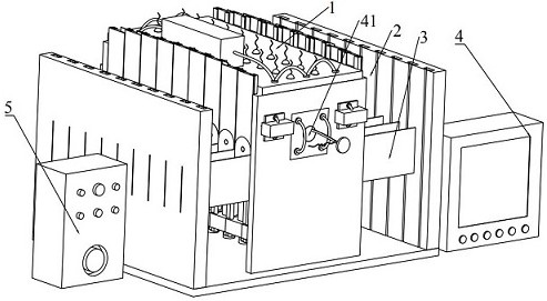 一種用于多點(diǎn)三維熱拉彎成形的可變形保溫裝置