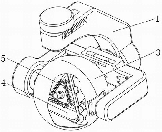 一種具有俘能功能的復合式減振云臺