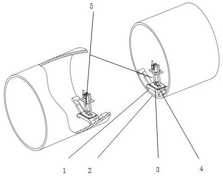 大型孔系激光對中裝置和方法