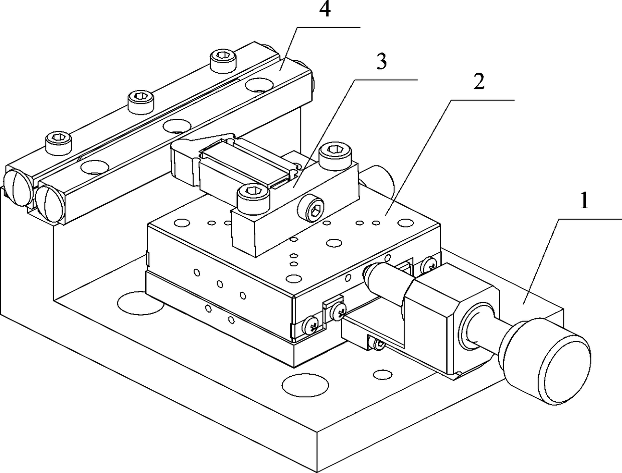 斜梯形運動轉(zhuǎn)換式精密壓電粘滑直線馬達及其驅(qū)動方法